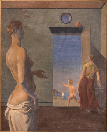 MARIO TOZZI(Fossombrone 1895 - St. Jean du Gard 1979)La Carmenaffresco, cm...