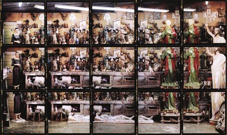 CINTYA SOTHO(San Jos&eacute; 1962)Taller de escultura15 pannelli c-print, cm...