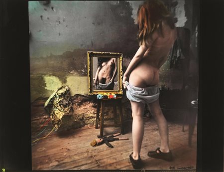 Jan Saudek&nbsp; (Praga 1935)&nbsp; Rekni mi Zrcadlo&nbsp; stampa ai sali...