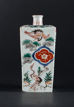 Arte Cinese Vaso squadrato Imari Cina, dinastia Qing, fine XVII secolo . -....