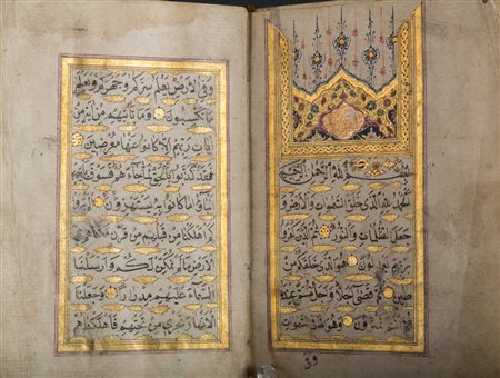 ARTE ISLAMICA Corano copiato da Seyed Mustafa, studente di Hafez Mir Ebrahim...