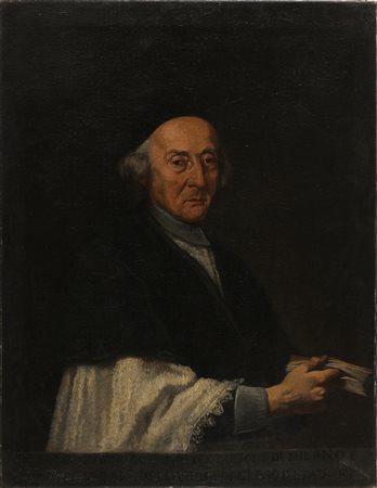 ARTISTA DEL XVIII SECOLO Ritratto di Giovanni Battista Monzino. Olio su tela....