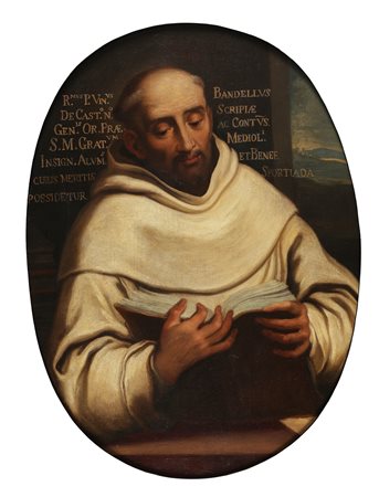 CIFRONDI ANTONIO (1657 - 1730) Ambiente di. Ritratto di P. Vincenzo Bandello,...