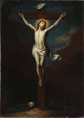 PAGLIA FRANCESCO (1635 - 1714) Attribuito a. Cristo. . Olio su tela. Cm 42,00...