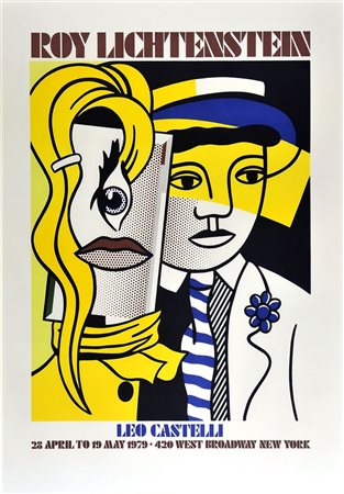 LICHTENSTEIN ROY New York 1923 – 1997 Locandina 90x65 locandina originale per...