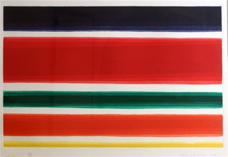 DORAZIO PIERO Roma 1927 - 2005 Todi "Senza titolo" 1976 35x50 multiplo, es....