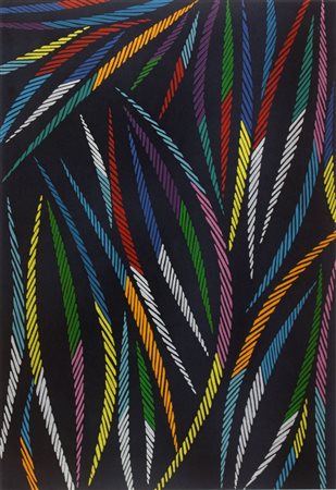 DORAZIO PIERO Roma 1927 - 2005 Todi "Senza titolo" 1992/96 93x65 litografia a...