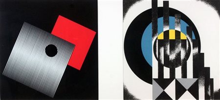 DIULGHEROFF NICOLAJ Kustendil (BG) 1901 - 1982 Torino "Senza titolo" Coppia...