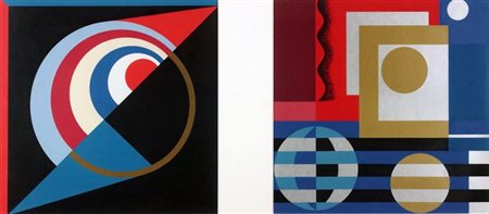 DIULGHEROFF NICOLAJ Kustendil (BG) 1901 - 1982 Torino "Senza titolo" Coppia...