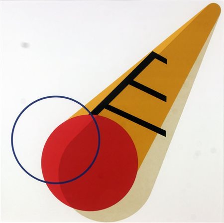 DIULGHEROFF NICOLAJ Kustendil (BG) 1901 - 1982 Torino "Senza titolo" 40x40...