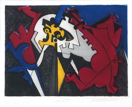 MASTROIANNI UMBERTO Fontana Liri (FR) 1910 - 1998 Marino (Roma) "Marte"...