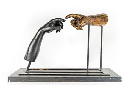 GARBOLINO RU' GABRIELE Torino 1974 "Omaggio alla creazione di Adamo" 2000 H....