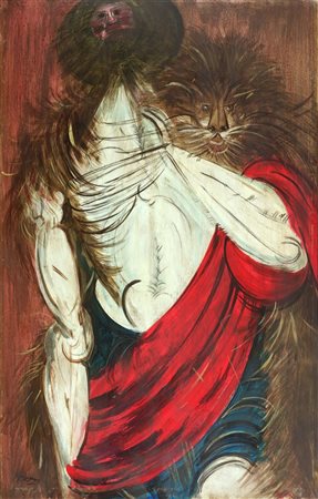 SPAZZAPAN LUIGI Gradisca d'Isonzo (GO) 1889 - 1958 Torino "Ercole e il leone"...