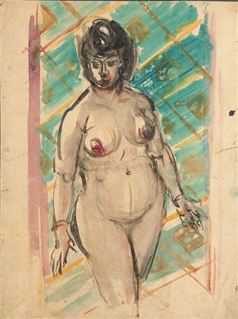 SPAZZAPAN LUIGI Gradisca d'Isonzo (GO) 1889 - 1958 Torino "Nudo femminile"...