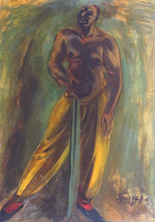 SPAZZAPAN LUIGI Gradisca d'Isonzo (GO) 1889 - 1958 Torino "Personaggio con...