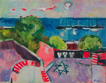 PAULUCCI ENRICO Genova 1901 - 1999 Torino "San Lorenzo della Costa - Santa...