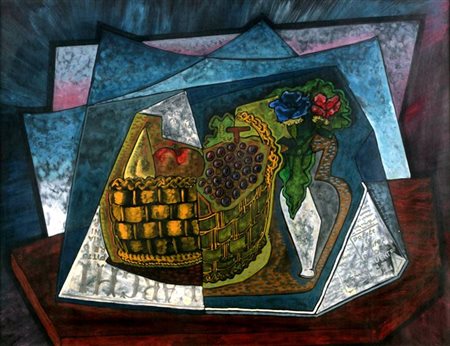 ORIANI PIPPO Torino 1909 - 1972 Roma "Corbeille à fruits" 1929/33 48x62...