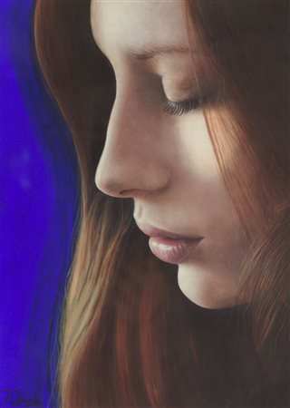 DI LILLO RICCARDO Torino 1984 "La fenice" 2016 27,5x19,5 acrilico su...