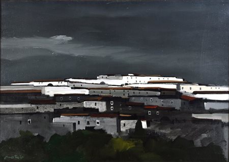 ENOTRIO (ENOTRIO PUGLIESE) Buenos Aires 1920 - 1989 Roma "Paesaggio...