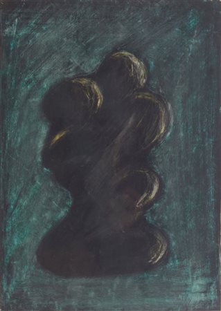 BOLLA PIERO Saluzzo (CN) 1933 "Senza titolo" 1958 34x24 tecnica mista su...