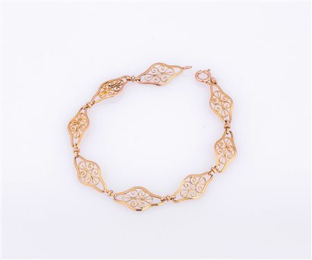 Bracciale francese a filigrana fine '800. . . [Nessun Autore] . . .