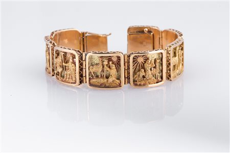 Bracciale in oro giallo 18 kt gr 106.90. . . [Nessun Autore] . . .