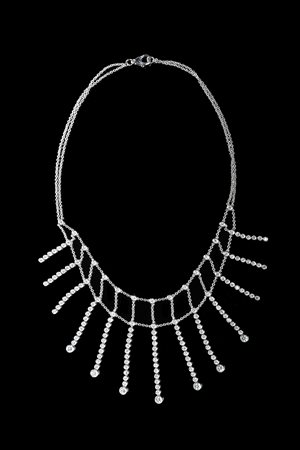 Girocollo in oro bianco gr 53.80, diamanti cts. 10.74. . . [Nessun Autore] . . .