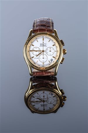 ZENITH Orologio cronografo Zenith "El Primero" n° 17 in oro 18 kt. . . ZENITH...
