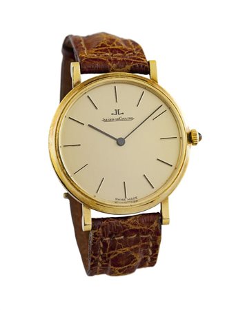 JAEGER LE COULTRE Solo tempo anni '90 Diam 33 Cassa in oro, in due parti,...