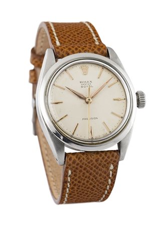 ROLEX "Oyster Royal", ref 6480, anni '60 Diam. 34 mm Cassa Oyster in tre...