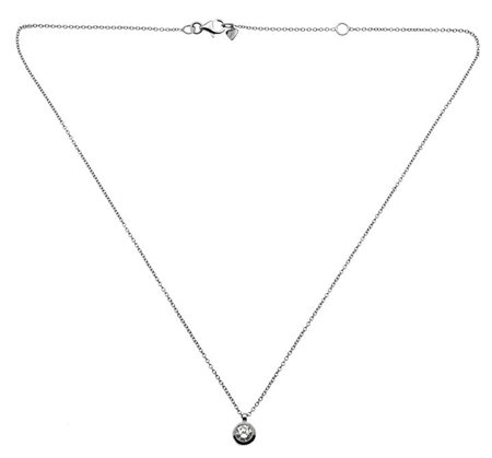 PUNTO LUCE Peso gr 3,7 in oro bianco con diamante taglio brillante di ct 0,50 ca