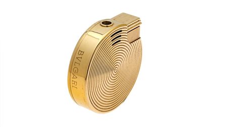 BULGARI Peso lordo gr 91,3 Accendino in oro giallo, firmato "Bulgari",...
