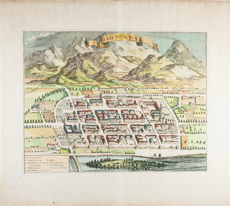 Johann Blaeu Lotto di due piante dal Theatrum Sabaudiae con località...