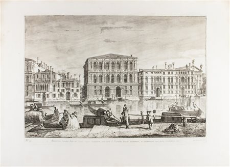 Michele Marieschi Il Canal Grande a Ca' Pesaro - Pisaurorum Familiae Aedes ad...