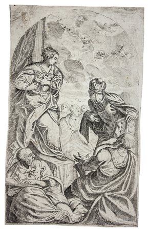 Marco Sammartino Santa Caterina in disputa con i filosofi dell'imperatore...