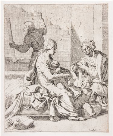 Elisabetta Sirani Sacra Famiglia con Sant'Elisabetta e San Giovannino....