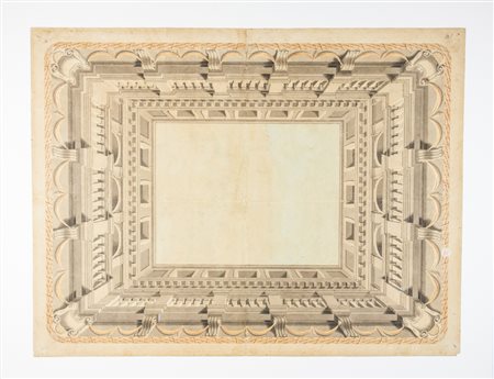 Flaminio Innocenzo Minozzi Progetto per quadratura.Seconda metà XVIII...