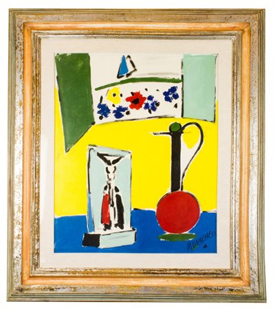 Sante Monachesi Crocifissione di Acitrezza. Olio su tela. cm 60x50. Titolato...