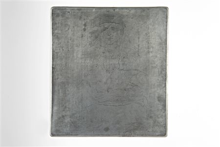 Moses Levy Araba.1915Lastra in zinco. mm 220x198. Sulla lastra in basso a...