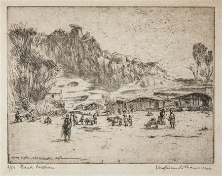 Lino Bianchi Barriviera Due incisioni dal viaggio in Etiopia: Cheren. Zard...