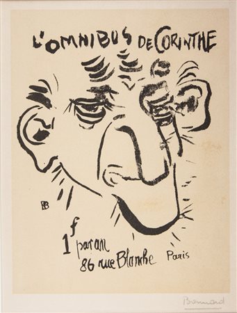 Pierre Bonnard L'Omnibus de Corinthe.1897Litografia. mm 250x192. Foglio: mm...