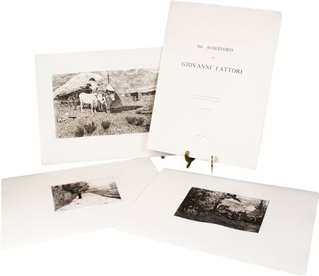 Giovanni Fattori 166 acqueforti di Giovanni Fattori.Firenze: Benaglia...