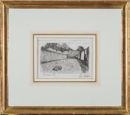 Giovanni Fattori Stradina dei dintorni di Firenze (con...