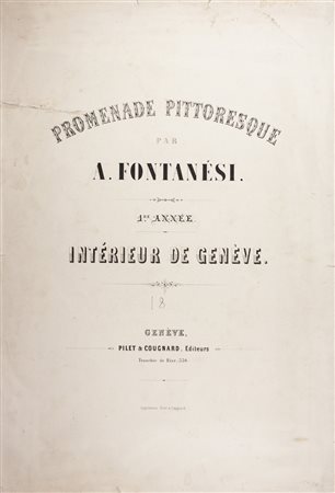 Antonio Fontanesi Promenade pittoresque par Antonio Fontanesi. 1.re année....