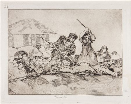 Francisco Goya y Lucientes Populacho.1903Acquaforte, lavis, puntasecca,...