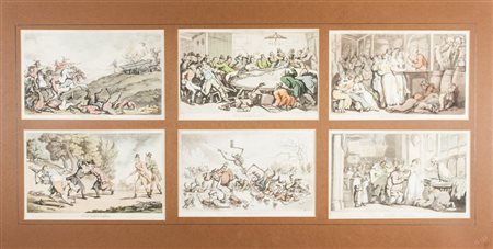 Thomas Rowlandson 24 tavole dalla serie The English Dance of Death. 181524...