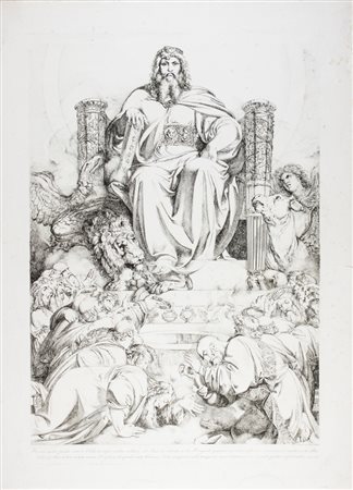 Luigi Sabatelli Et ecce sedes posita erat in Coelo; et supra sedem sedens.......