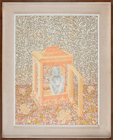 Giovanni Grasso Favrega (1938 )Maternità.1964Acquerello su carta. mm 685x515....