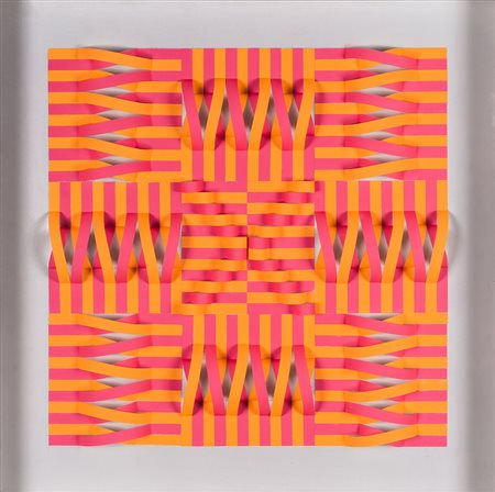 DARIO ZAFFARONI (1943) Polidinamiche Bicromiche Intersecanti, 2008 Carta...