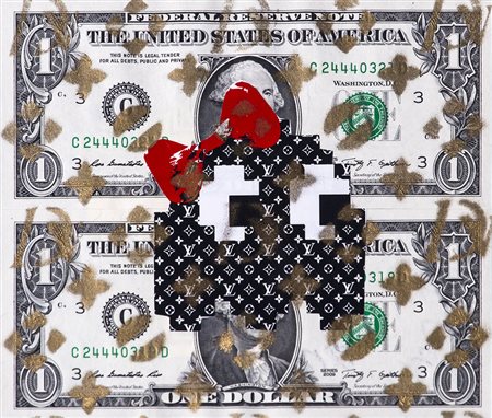 DEATH NYC (1979) Senza Titolo, 2016 Tecnica mista e collage su doppia...